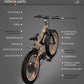 Snakeskin Grain Mountain Ebike S18-1500W